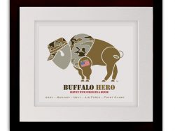 Buffalo Hero Veteran Art